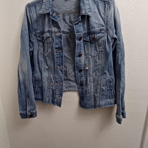 Buffalo David Bitton denim jacket with a distressed look - Picture 1 of 3